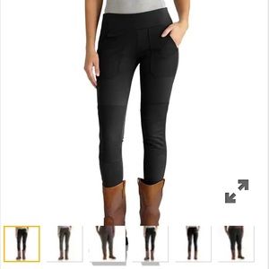 Black Carharrt force fitted utility leggings Large